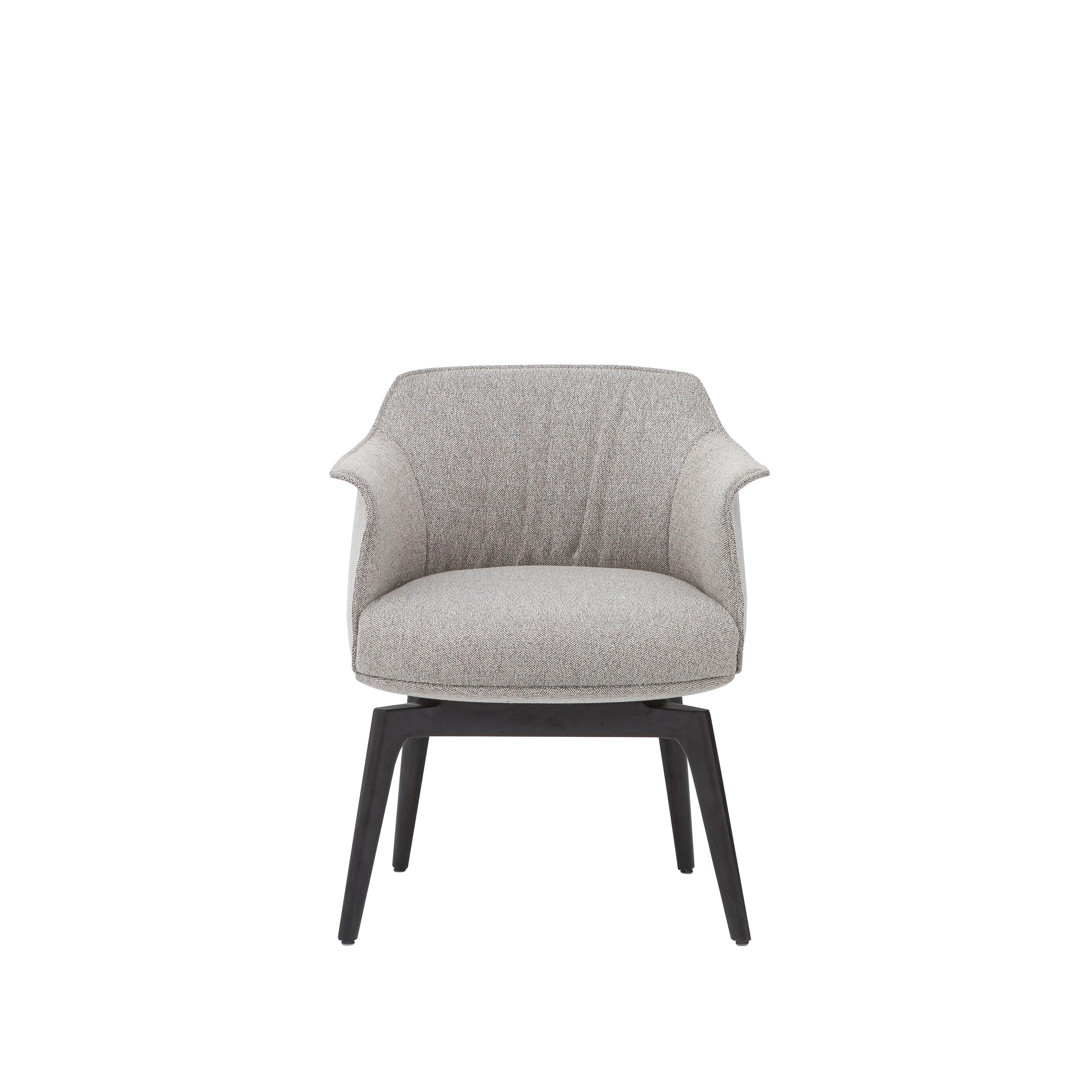 Italian style minimalist solid wood dining chair