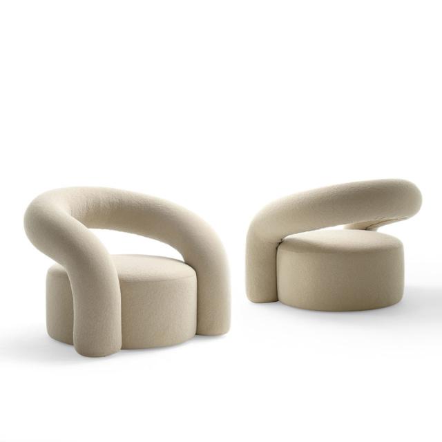 Nora armrest creative art leisure chair