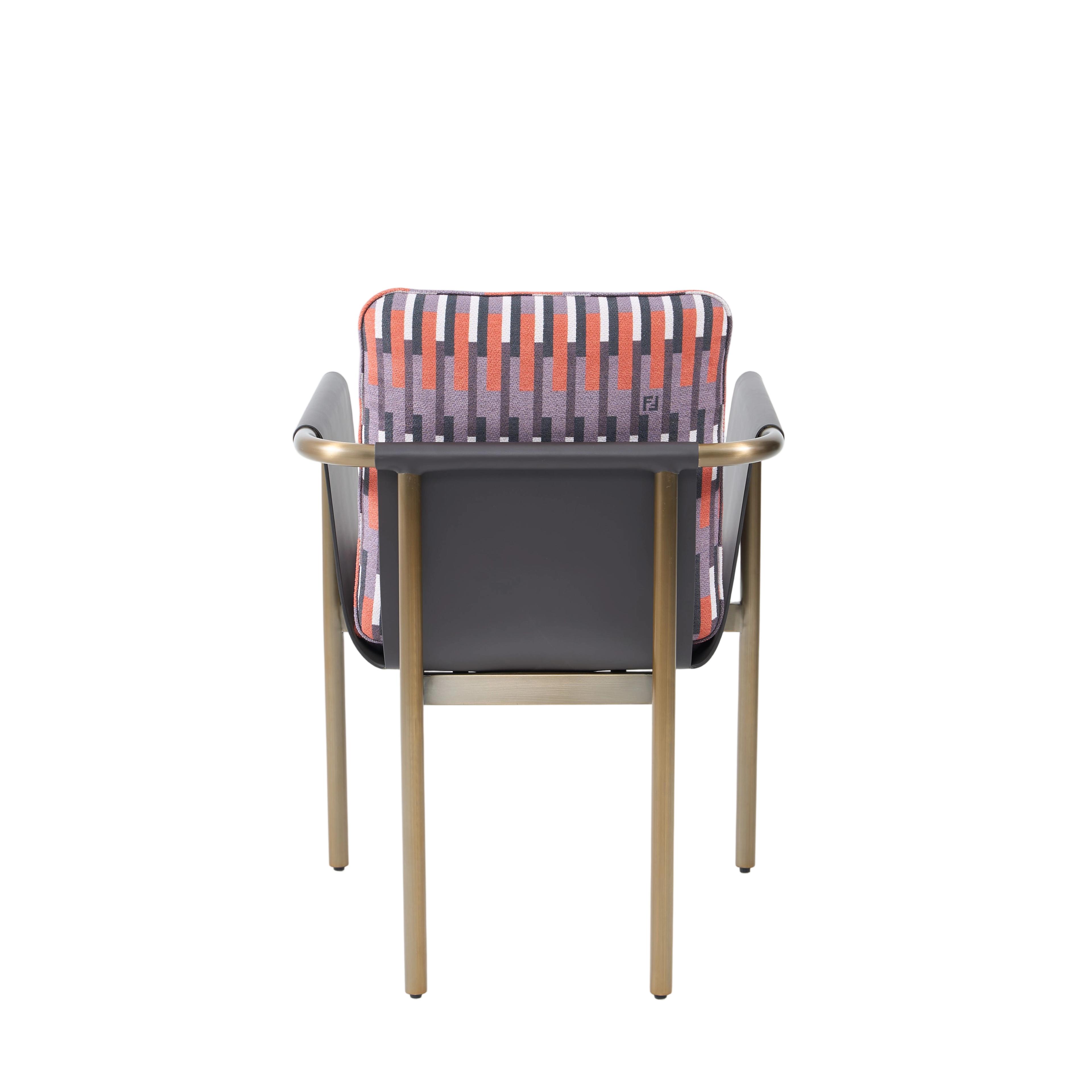 Discover Italian Minimalist Saddle Leather Dining Chair