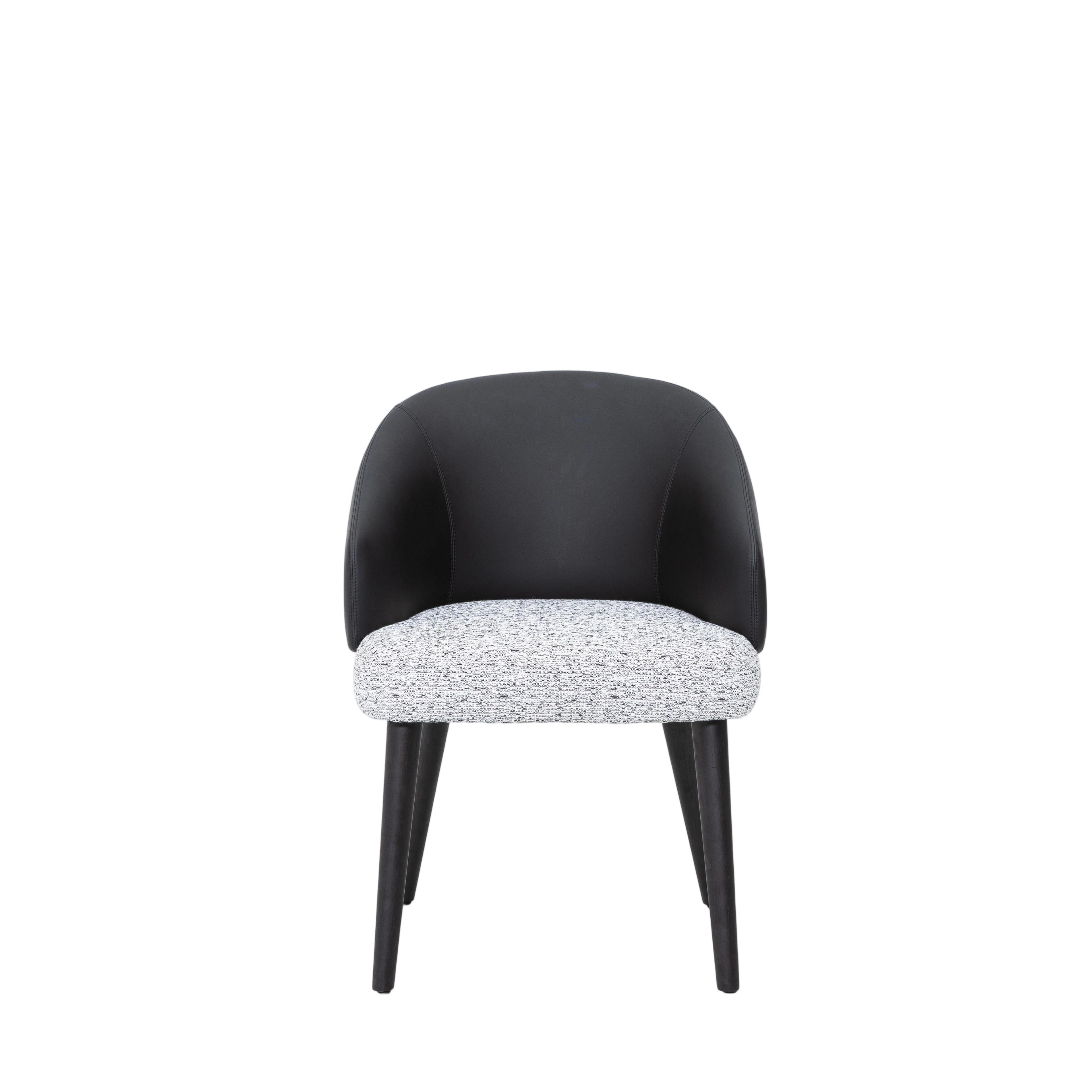 Enhance Your Space with the Monochrome Elegance Dining Chair
