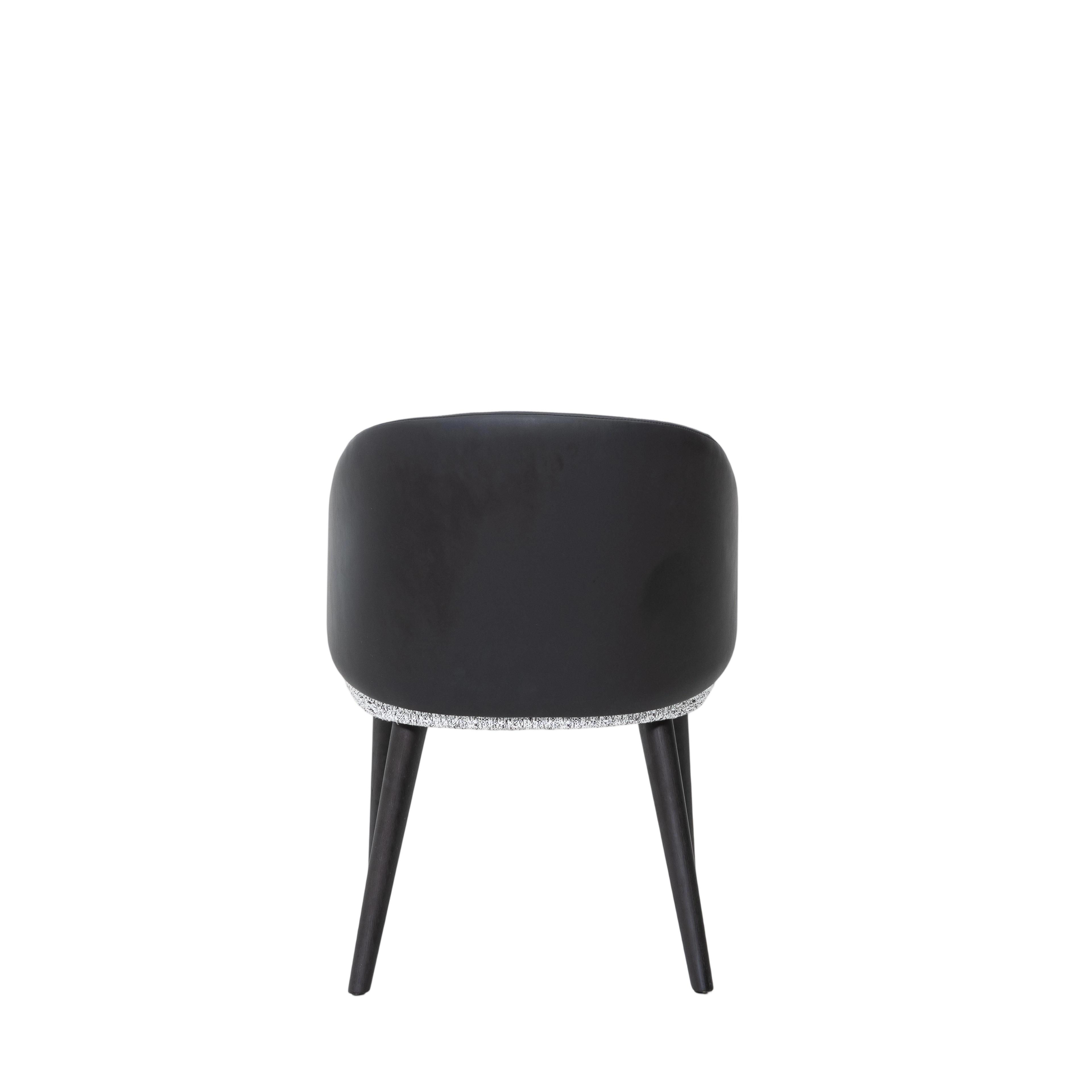 Enhance Your Space with the Monochrome Elegance Dining Chair
