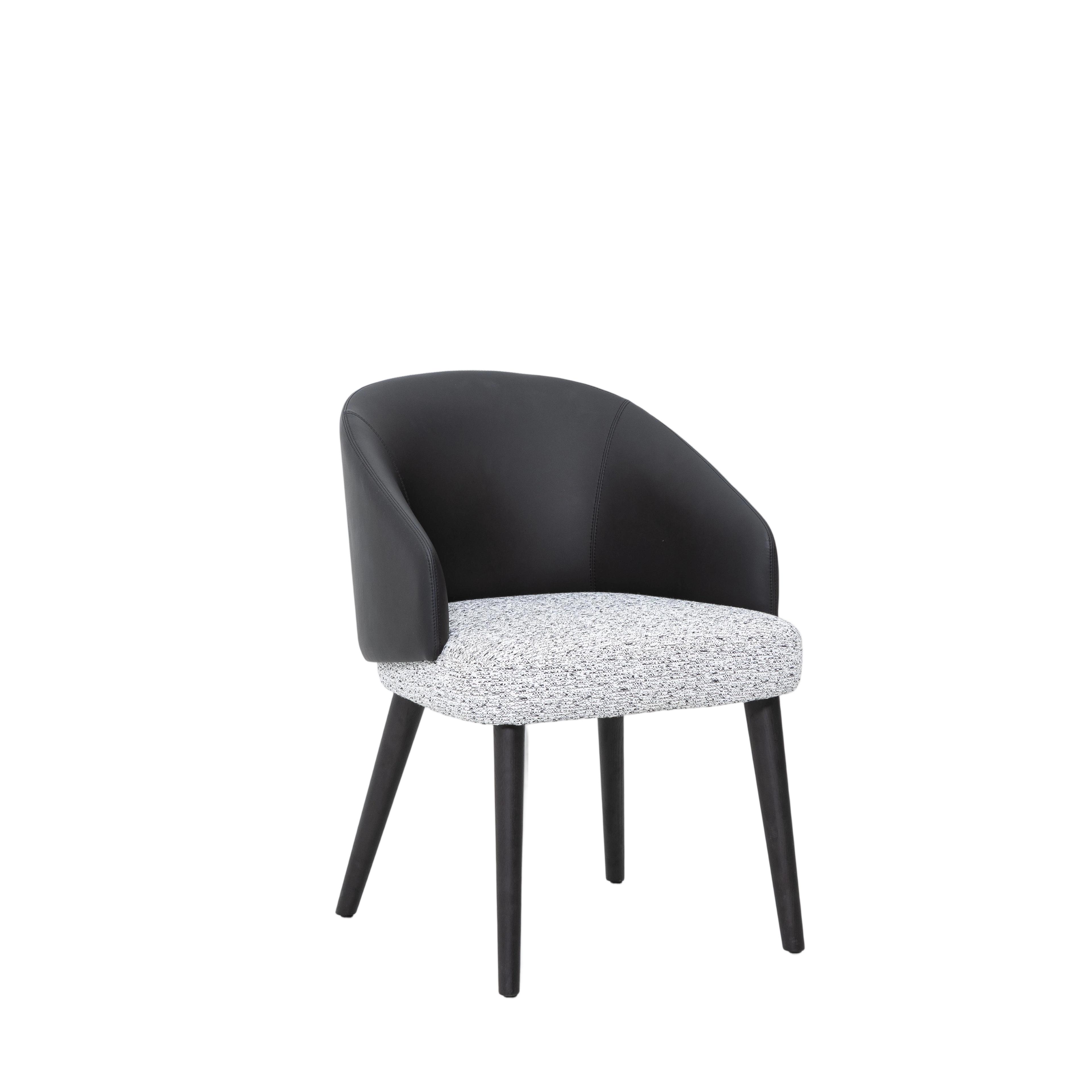Enhance Your Space with the Monochrome Elegance Dining Chair
