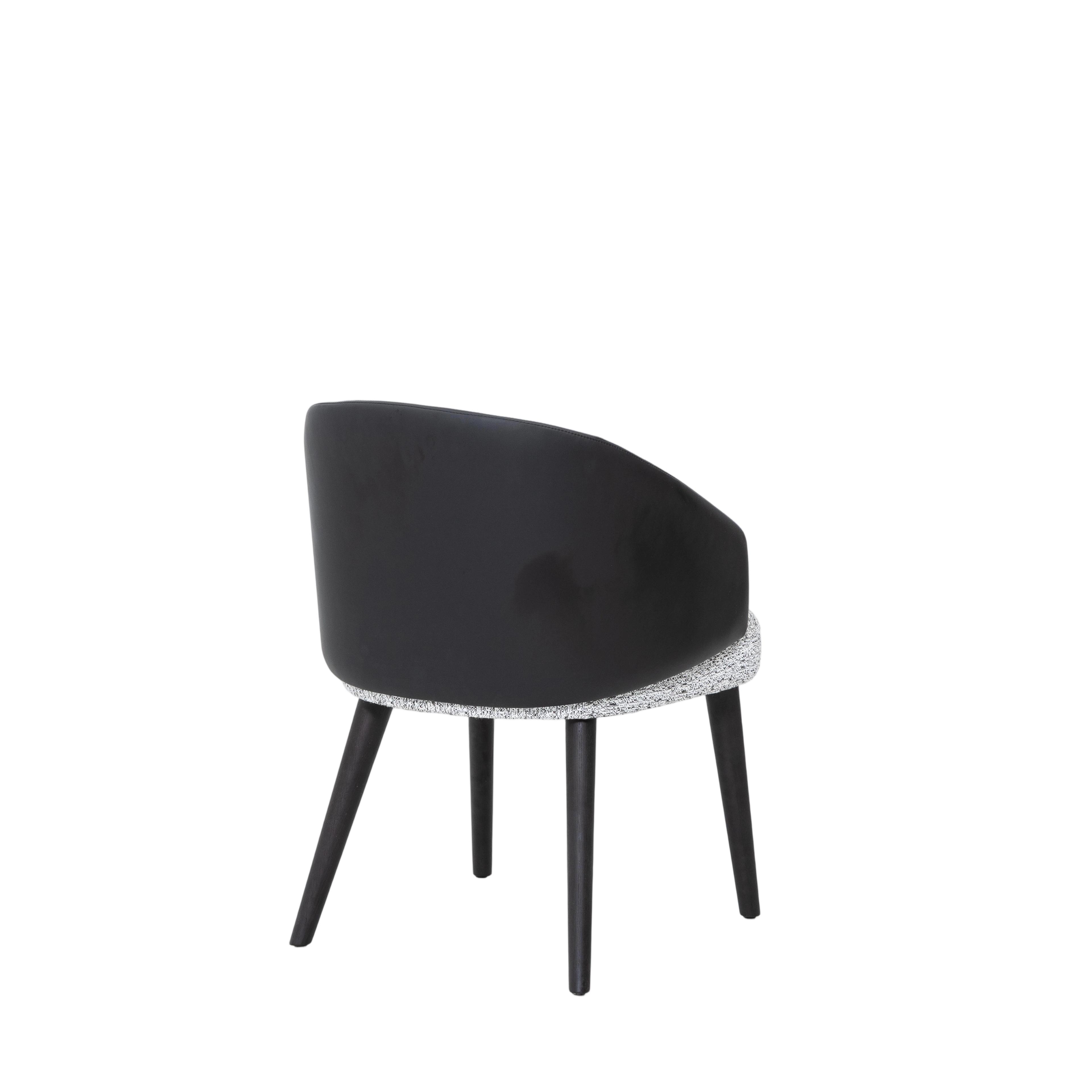 Enhance Your Space with the Monochrome Elegance Dining Chair