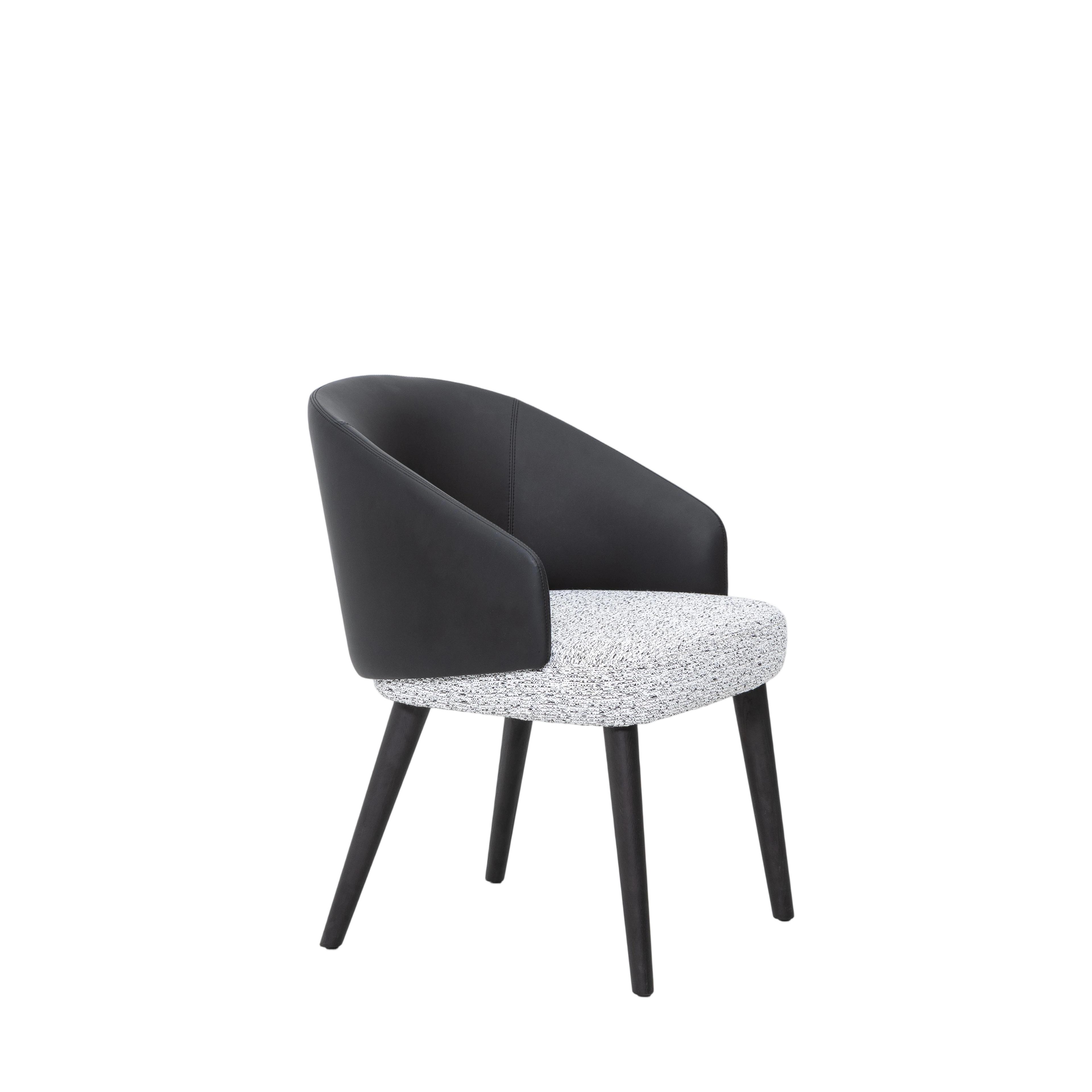 Enhance Your Space with the Monochrome Elegance Dining Chair