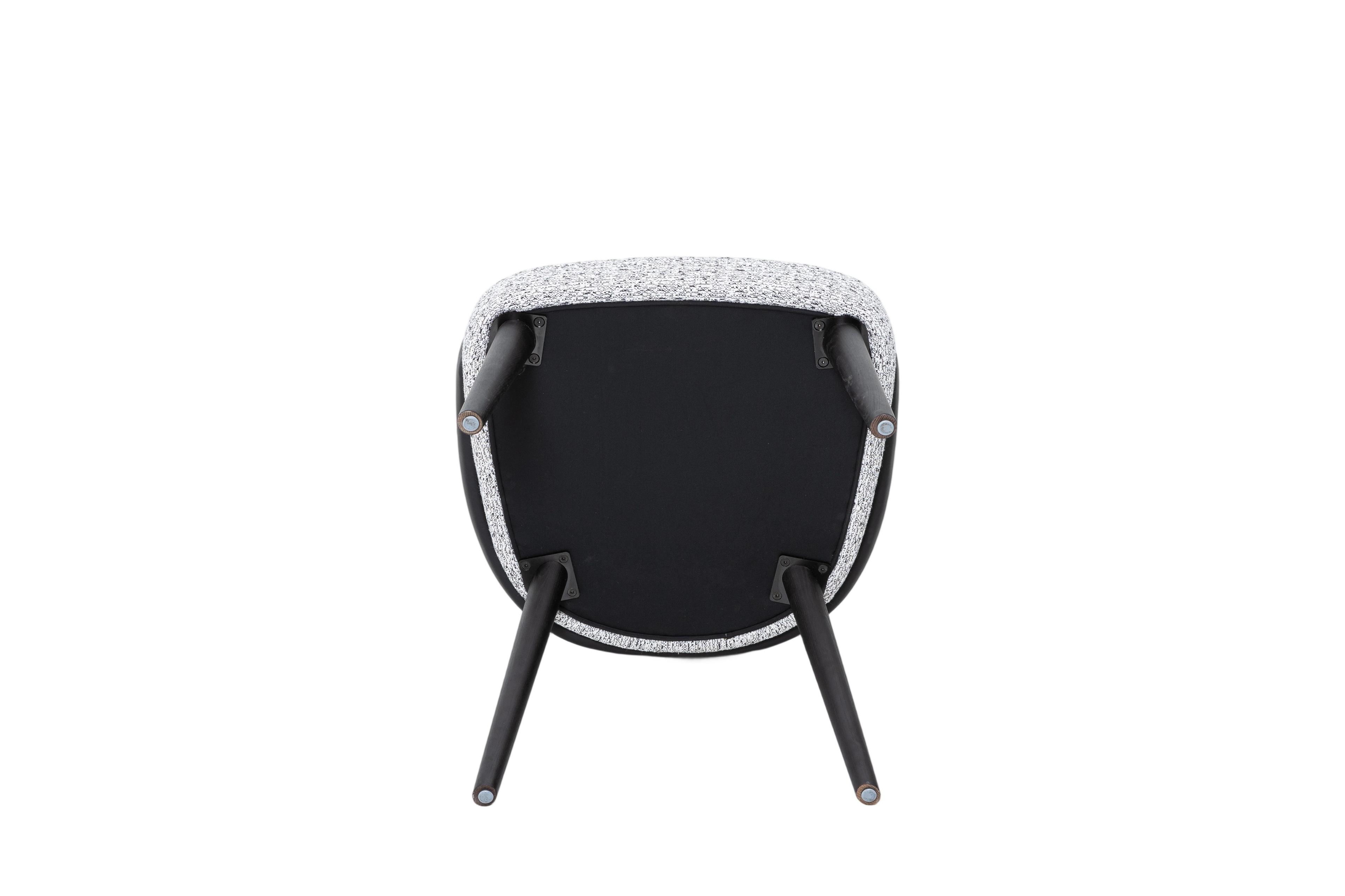 Enhance Your Space with the Monochrome Elegance Dining Chair