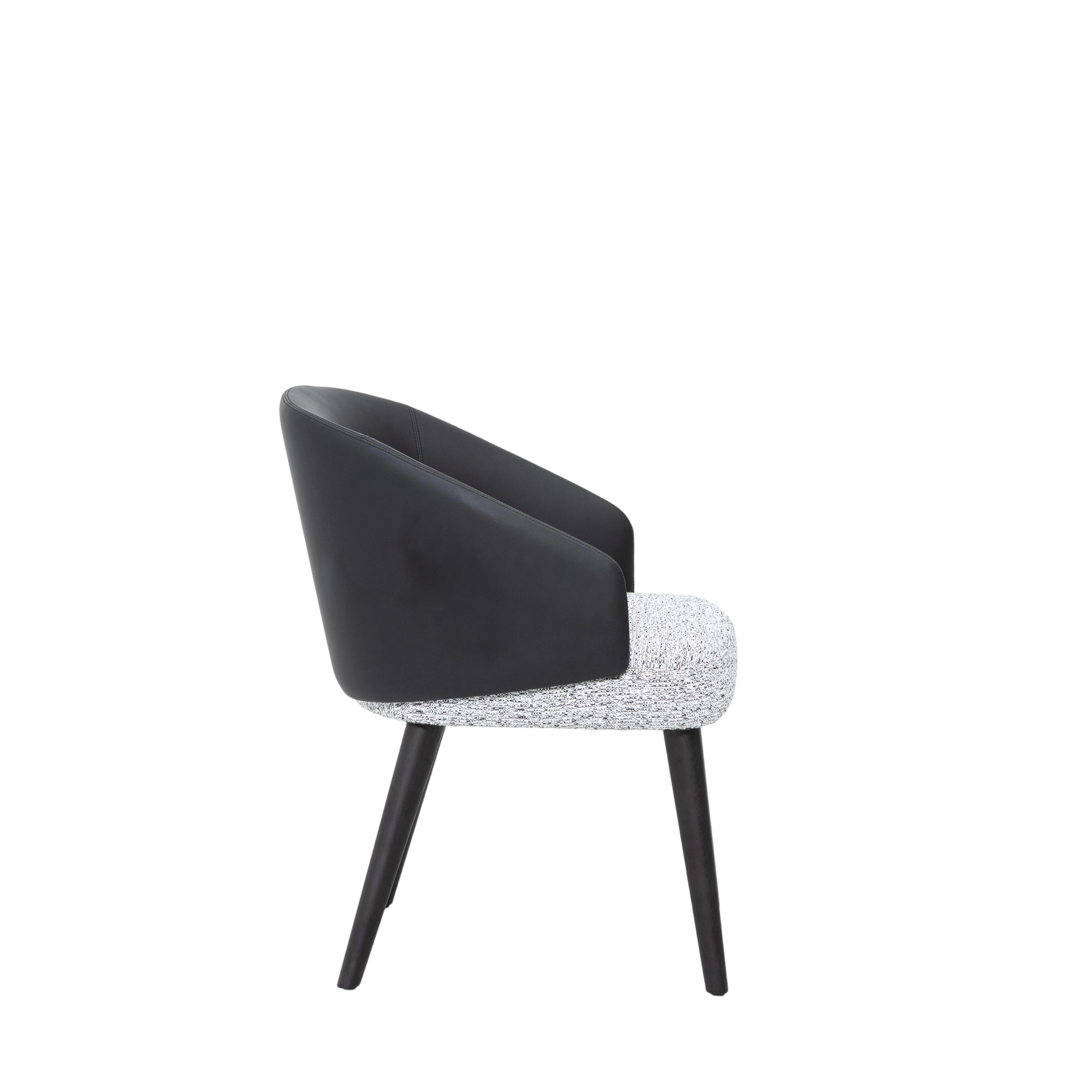 Enhance Your Space with the Monochrome Elegance Dining Chair