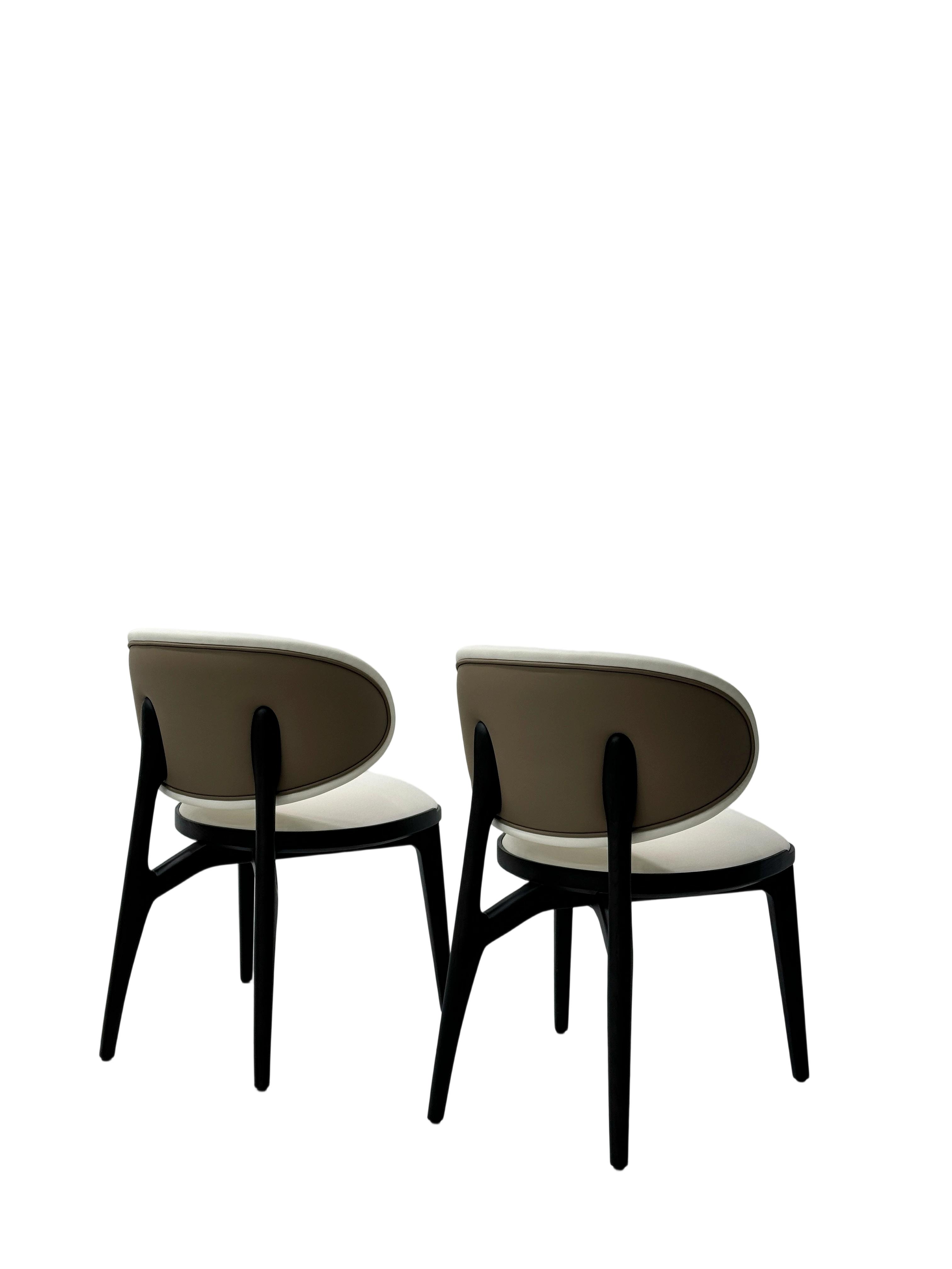 Nordic Solid Wood Chair: Modern Elegance in Dining